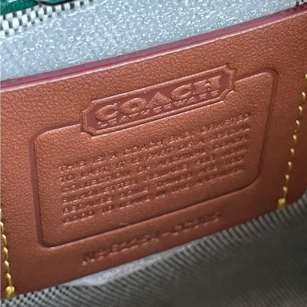 💰SOLD - CC385 - Coach Mini Cashin Tote with Rivets - Picture 10 of 13